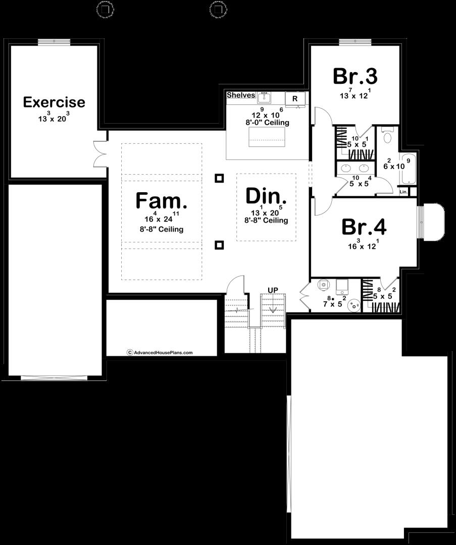 1207 Overlook Drive Eagle Point, OR 97524 - Photo 19 of 20 Floor Plan- lower level
