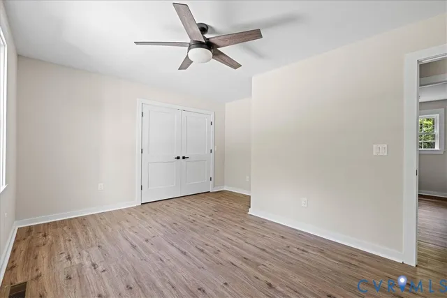 wooden floor in an empty room