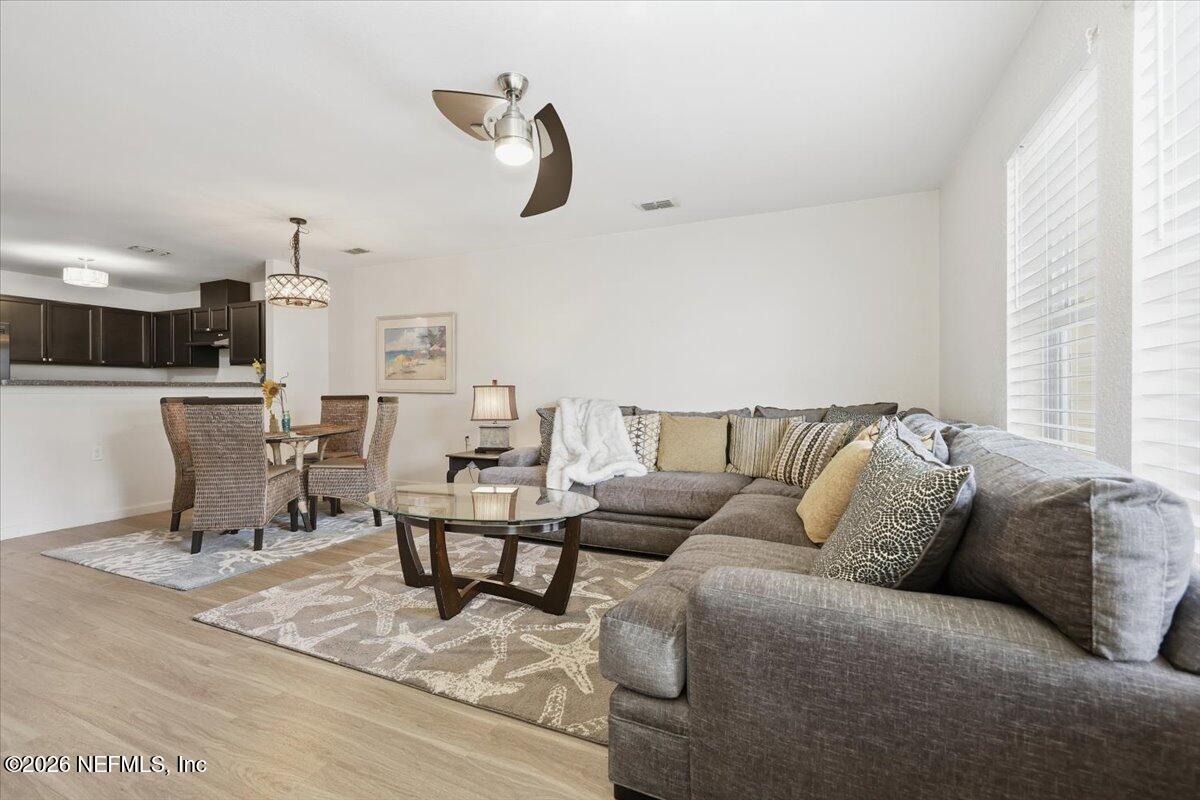 156 Sandy Beach Lane Atlantic Beach, FL 32233 - Photo 5 of 15 05-Family Room to Kitchen