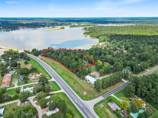 a view of a city and lake view