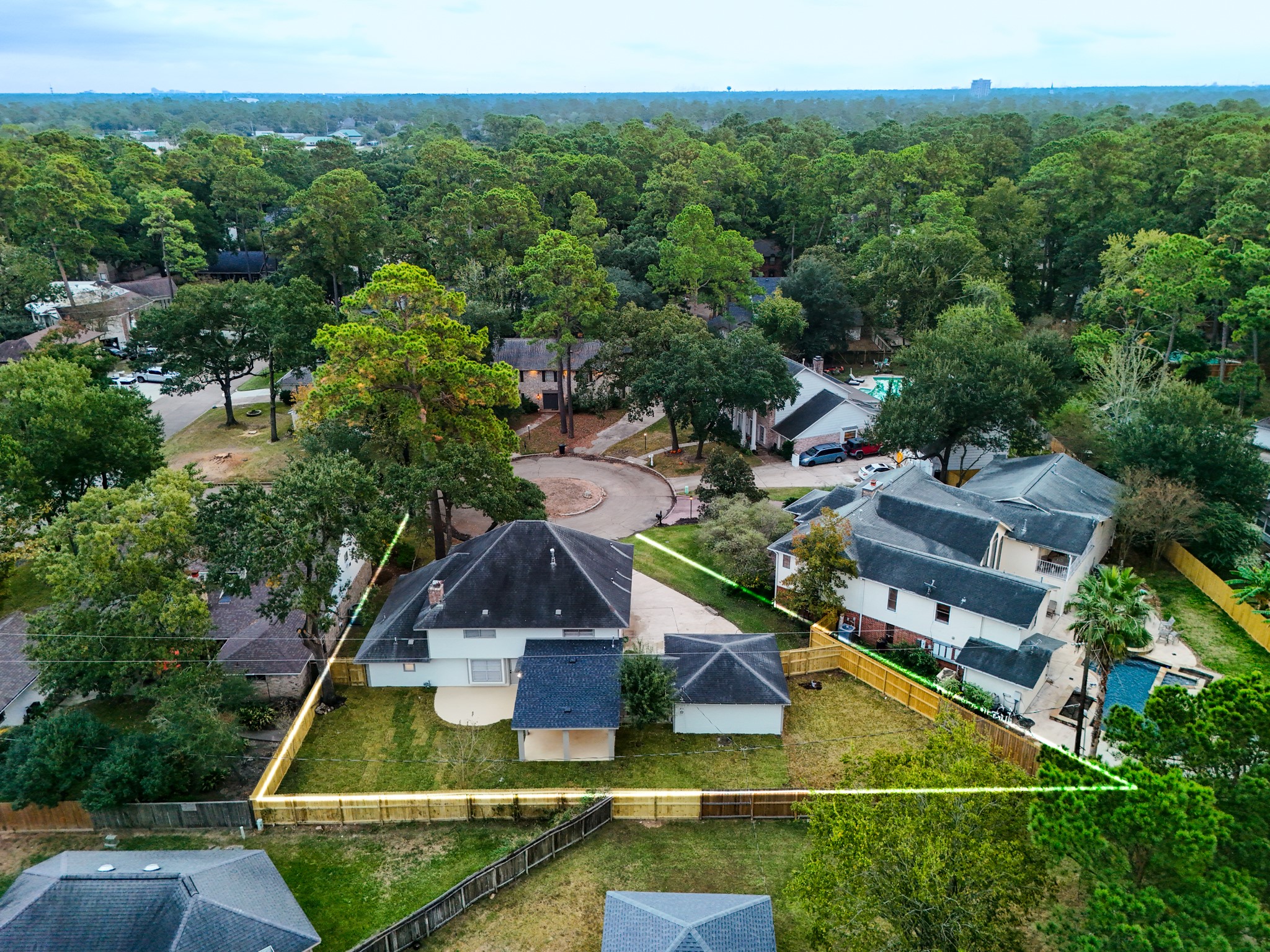 8006 Vickridge Lane Spring, TX 77379 - Photo 44 of 50 an aerial view of a house