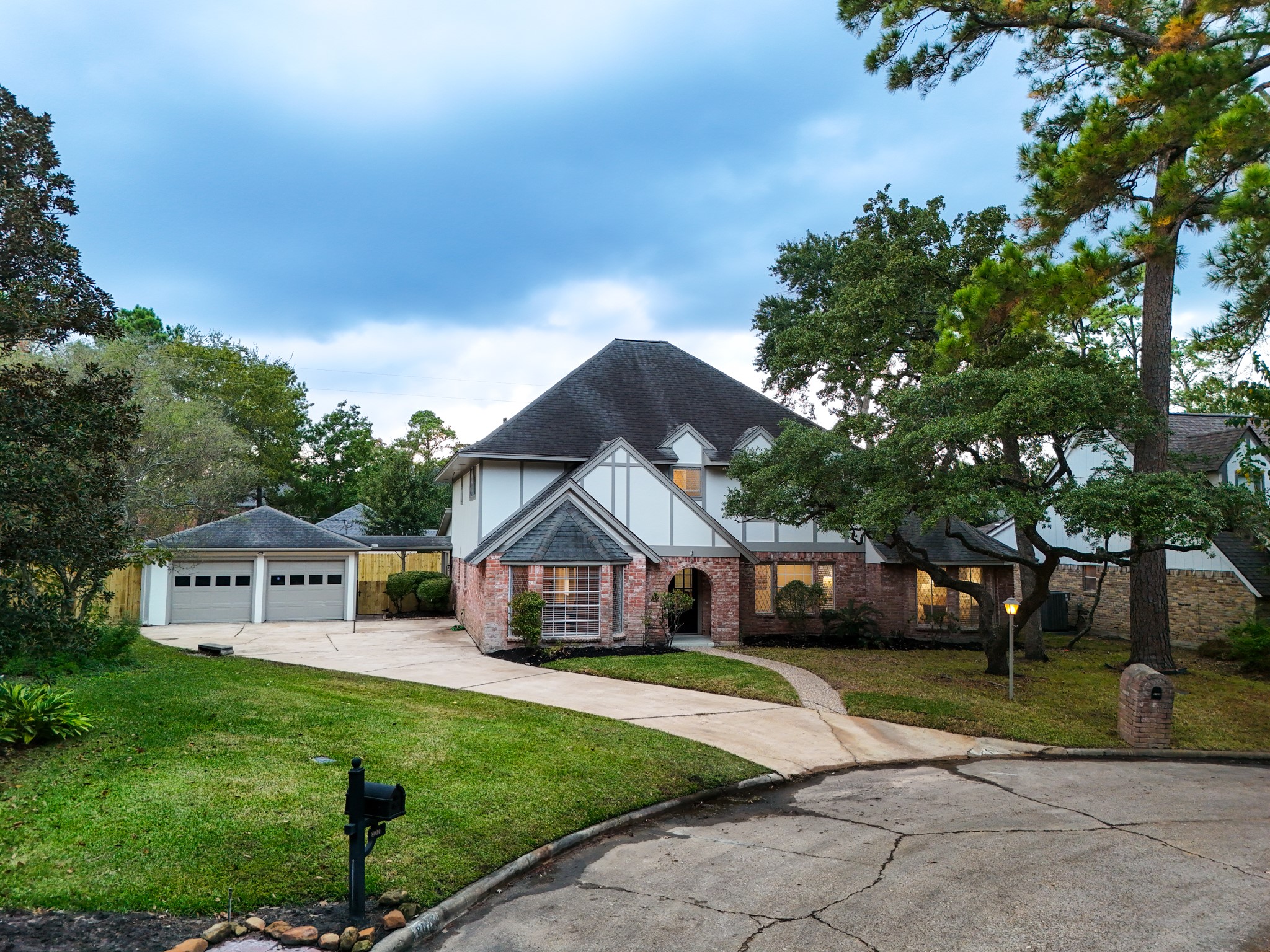 8006 Vickridge Lane Spring, TX 77379 - Photo 46 of 50 a front view of a house with a yard