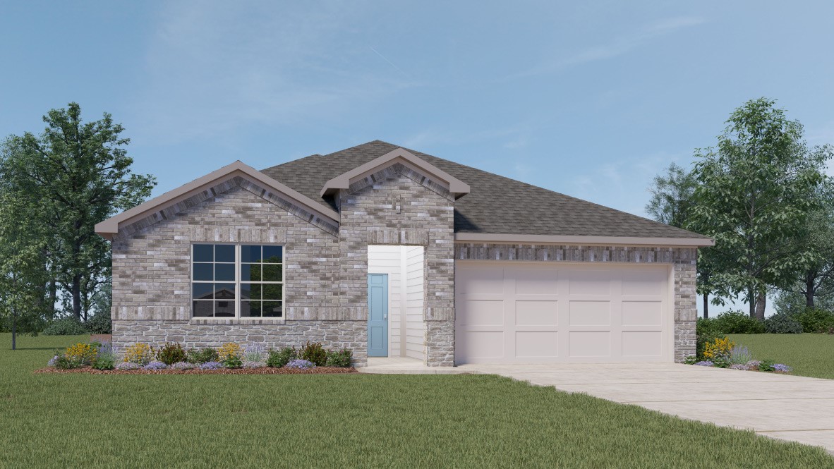 10717 Defender Trail Austin, TX 78754 - Photo 1 of 1 front view of a house with a yard