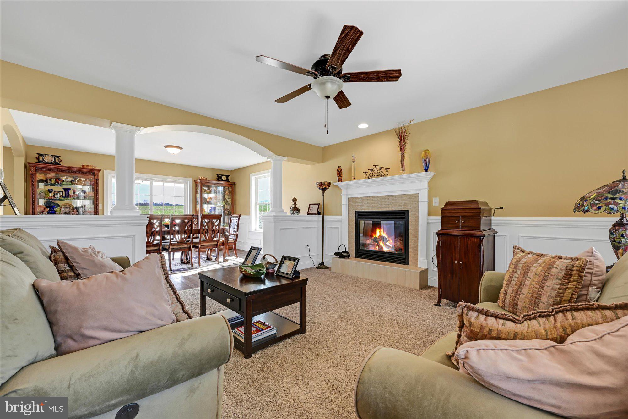 207 Mountain View Road Mount Holly Springs, PA 17065 - Photo 3 of 32 Living Room with Fireplace