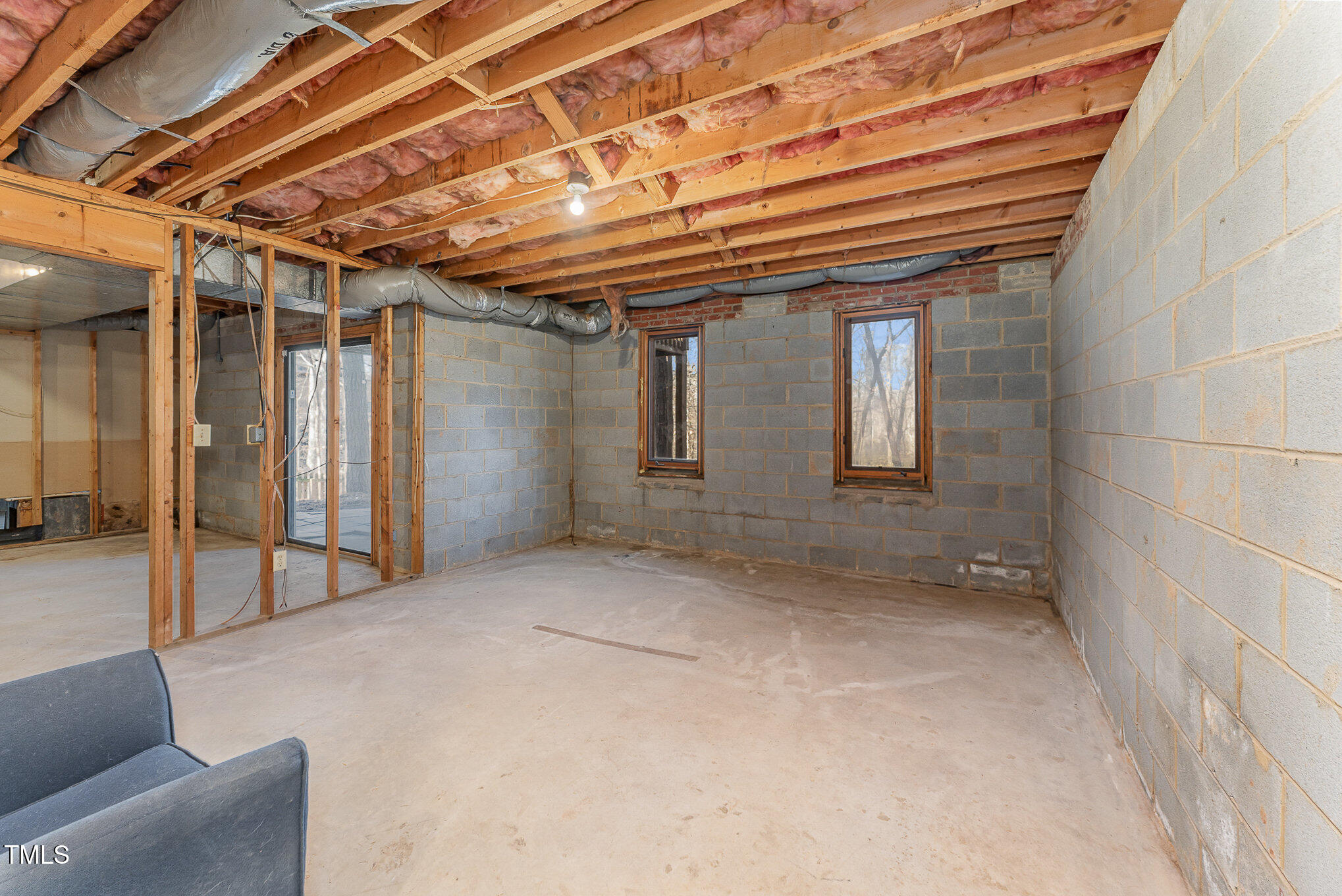 25 Sandstone Ridge Drive Durham, NC 27713 - Photo 20 of 33 a view of a room with wooden walls