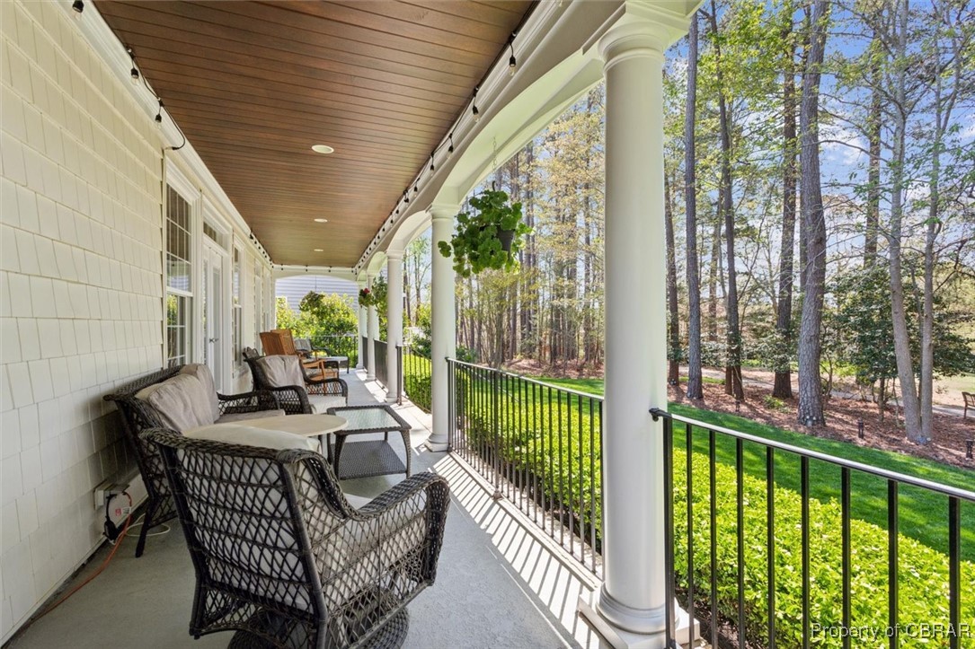 3013 Ridge Drive Toano, VA 23168 - Photo 39 of 50 View of patio featuring a porch