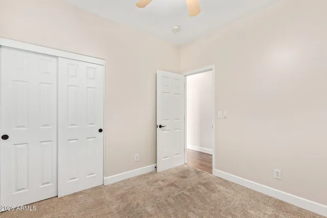 a view of an empty room