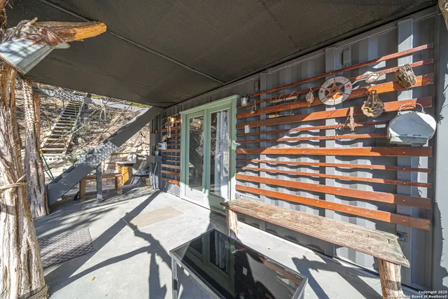 a view of outdoor seating