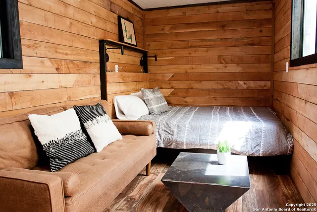 a view of a couch in the patio