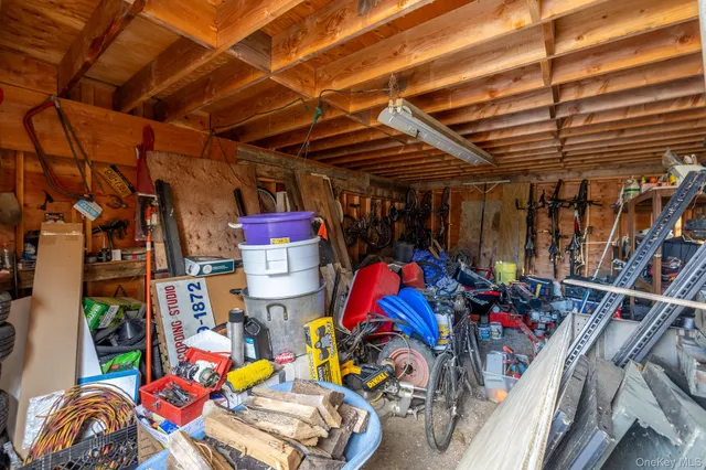a view of storage and utility room