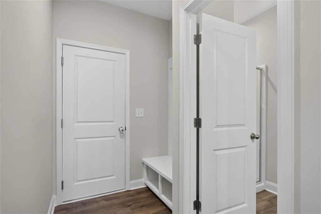 107 Ledgemont Way Acworth, GA 30101 - Photo 21 of 57 a view of hallway with wooden floor