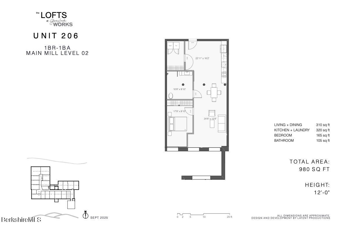 520 State Road, Unit 206 North Adams, MA 01247 - Photo 16 of 16 a picture of a floor plan