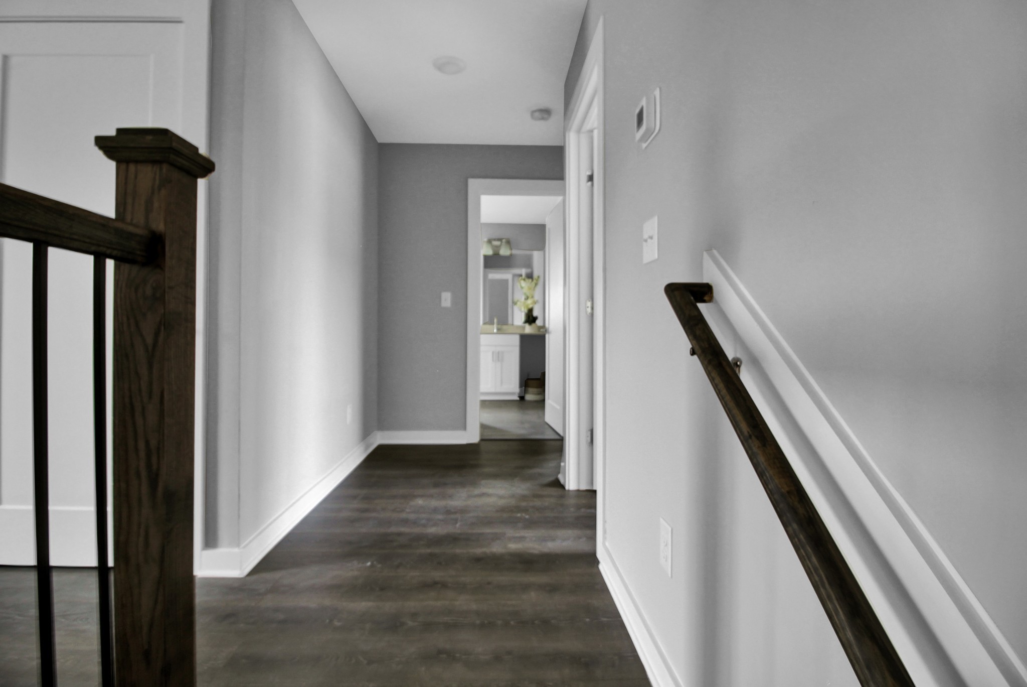 200 Jeffries Way Lebanon, TN 37087 - Photo 18 of 30 a view of a hallway with wooden floor and staircase