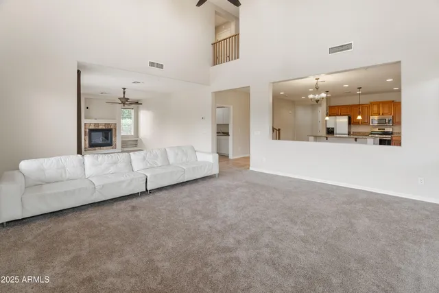 a view of a living room