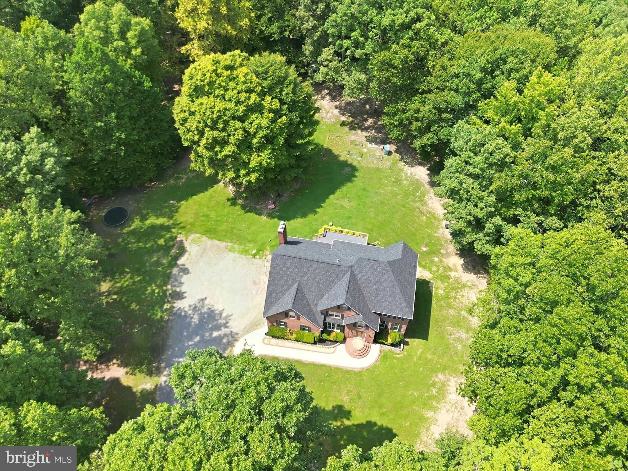 Secluded home embraced by nature.