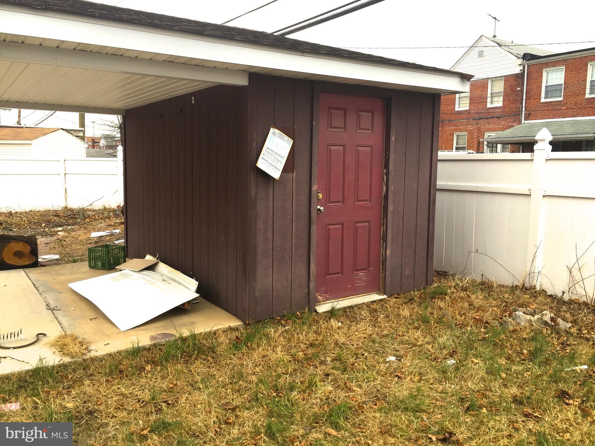 7406 Edsworth Road Baltimore, MD 21222 - Photo 19 of 24 Storage Shed