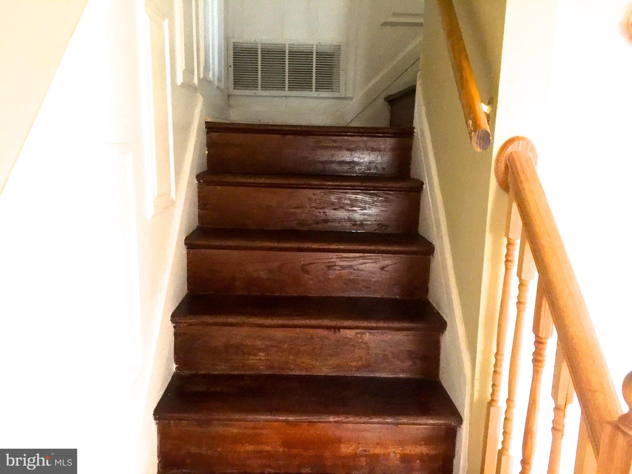 7406 Edsworth Road Baltimore, MD 21222 - Photo 8 of 24 Stairway to Upper Level