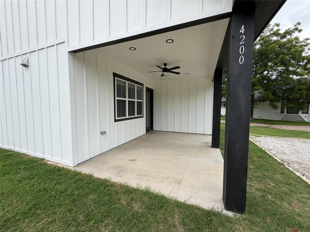 4200 Williams Road Bellmead, TX 76705 - Photo 22 of 22 a view of backyard with cabin
