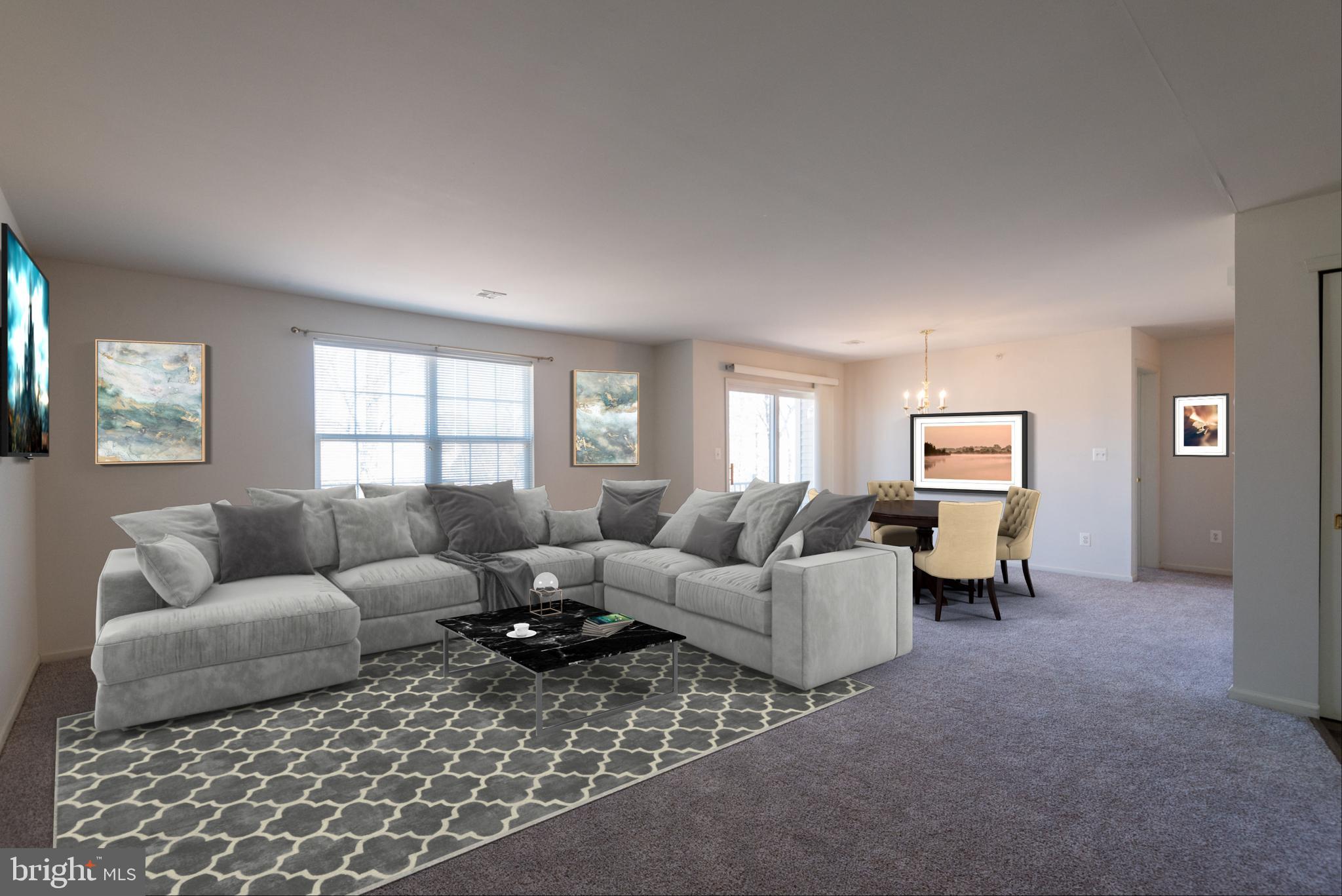 938 Pine Valley Court Tuckerton, NJ 08087 - Photo 2 of 20 Virtually staged living room/dining