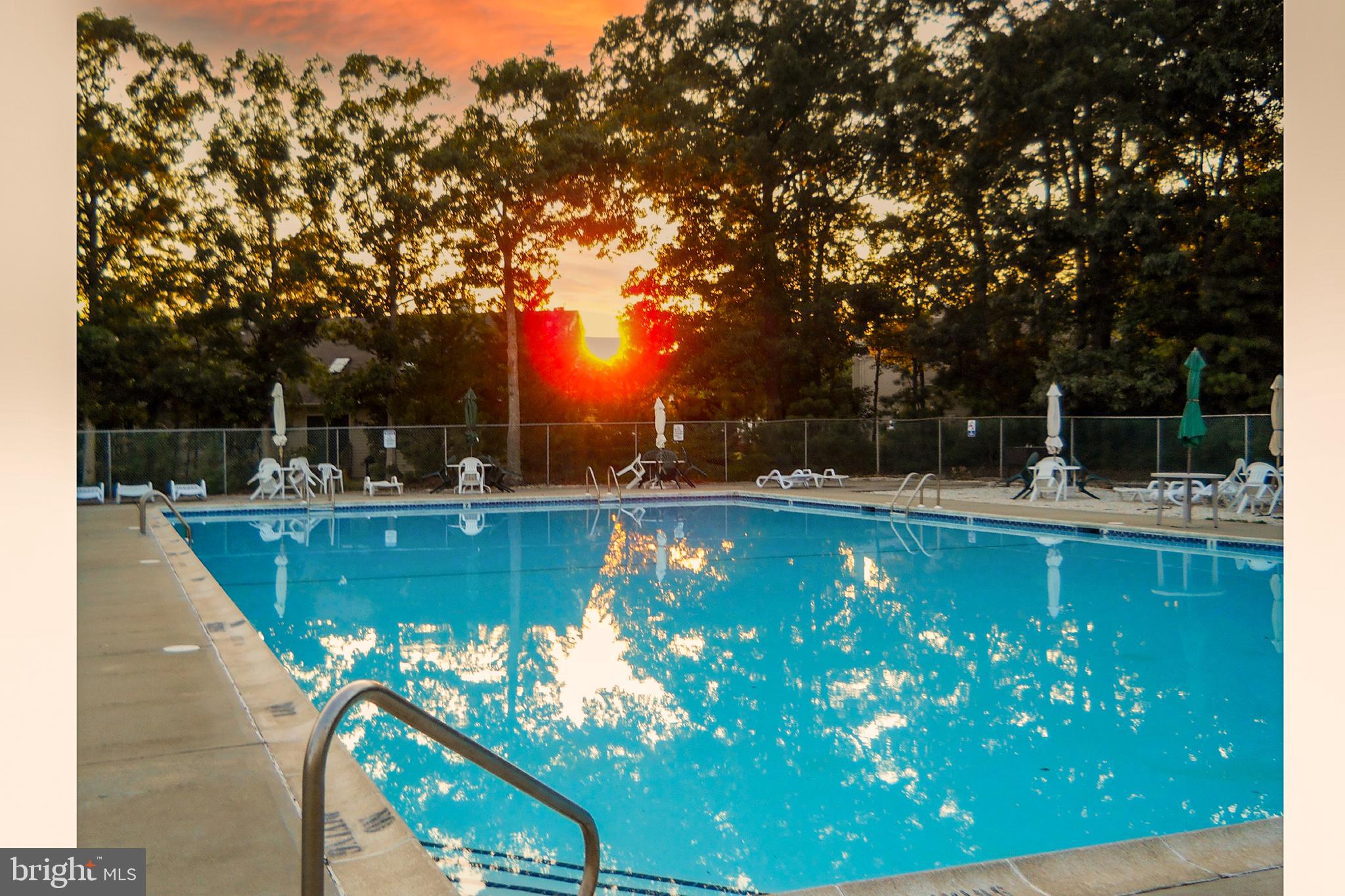 938 Pine Valley Court Tuckerton, NJ 08087 - Photo 19 of 20 pool at sunset