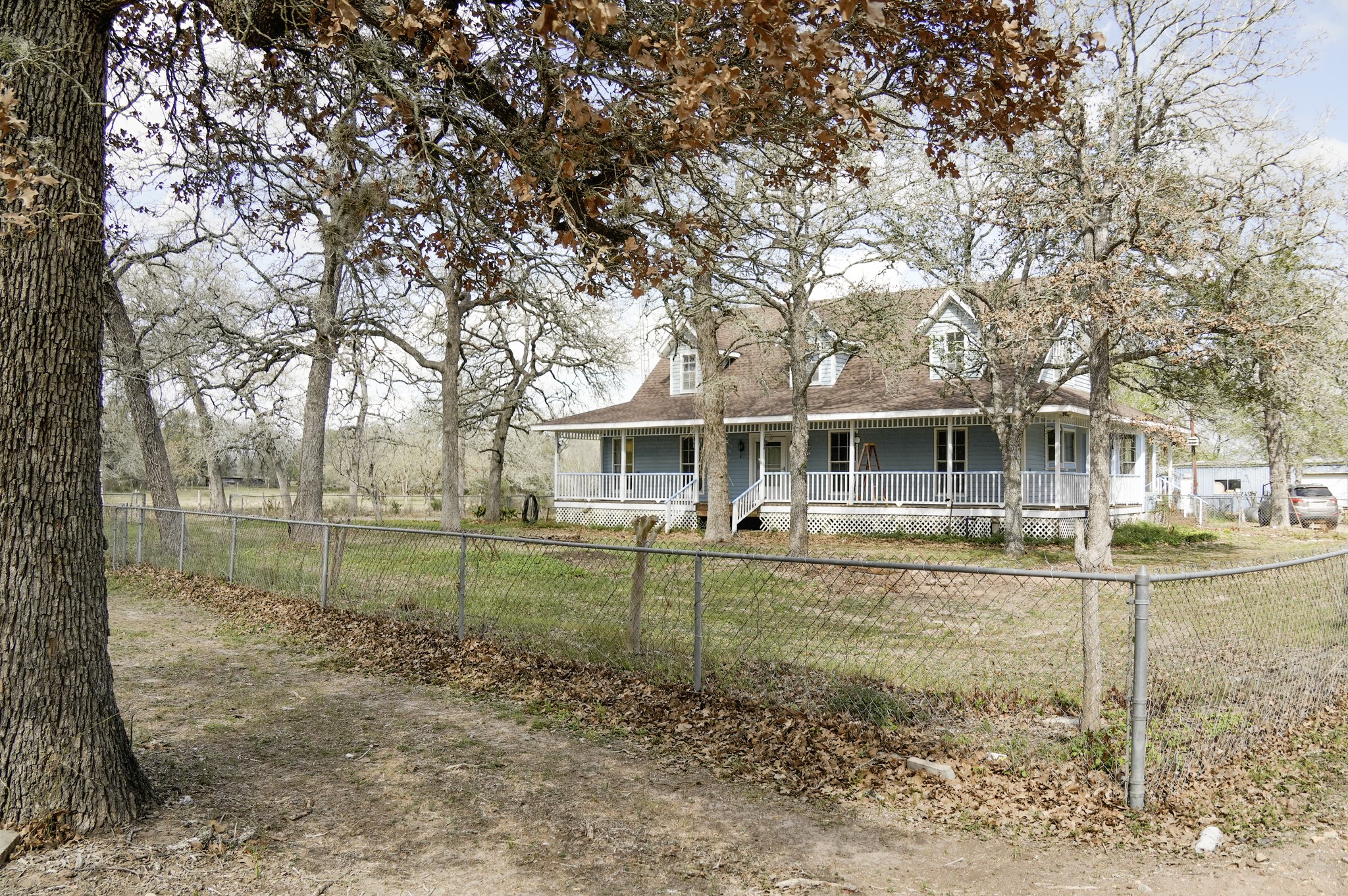 Main house with fabulous porches.