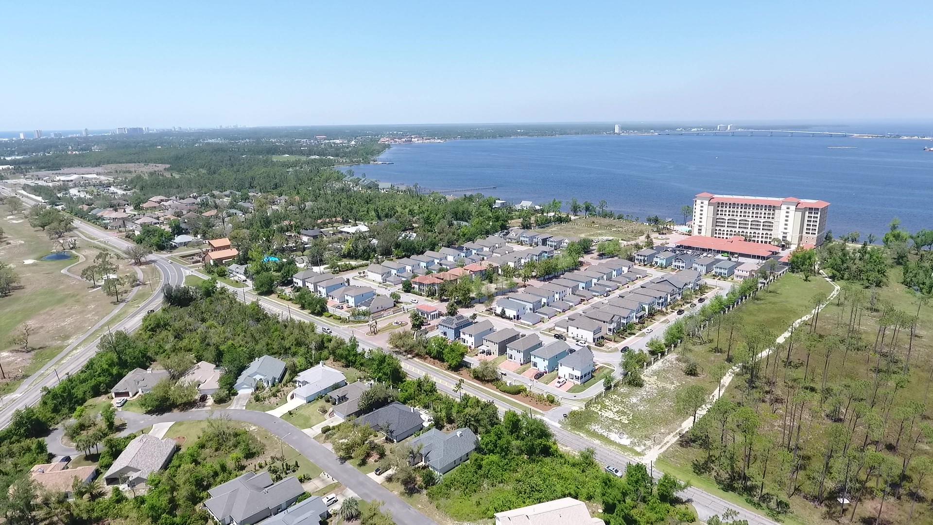 4700 Magnolia Beach Road Panama City Beach, FL 32408 - Photo 14 of 23 an aerial view of multiple house