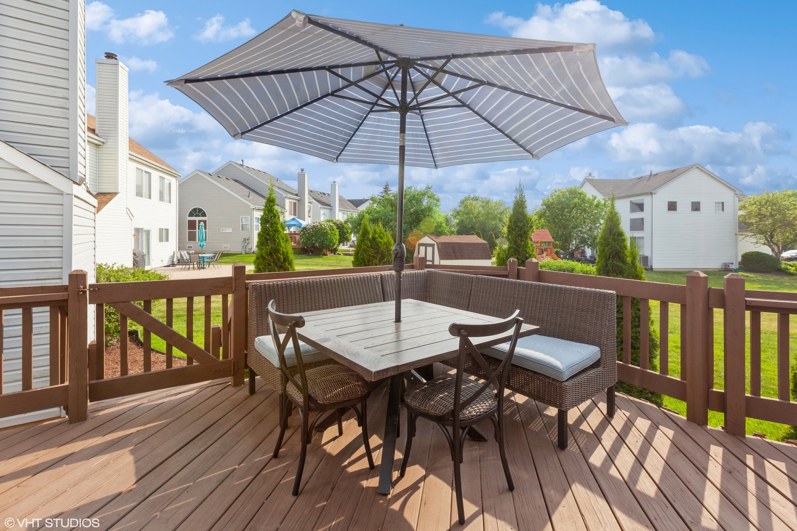 724 Wildflower Circle Naperville, IL 60540 - Photo 27 of 31 a view of a patio on the roof deck