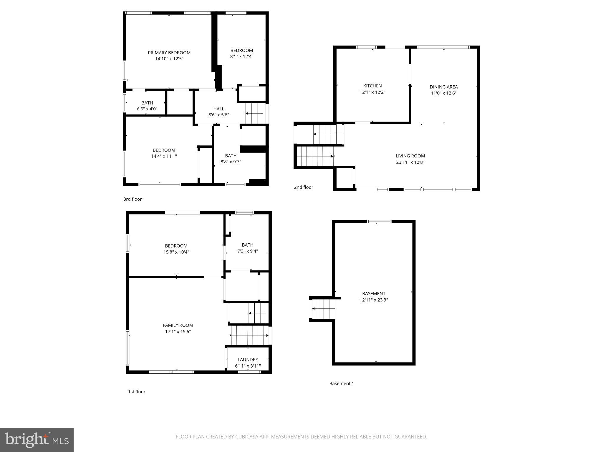 6600 Linco Avenue Baltimore, MD 21209 - Photo 20 of 21 Detailed floor plan of a spacious home.
