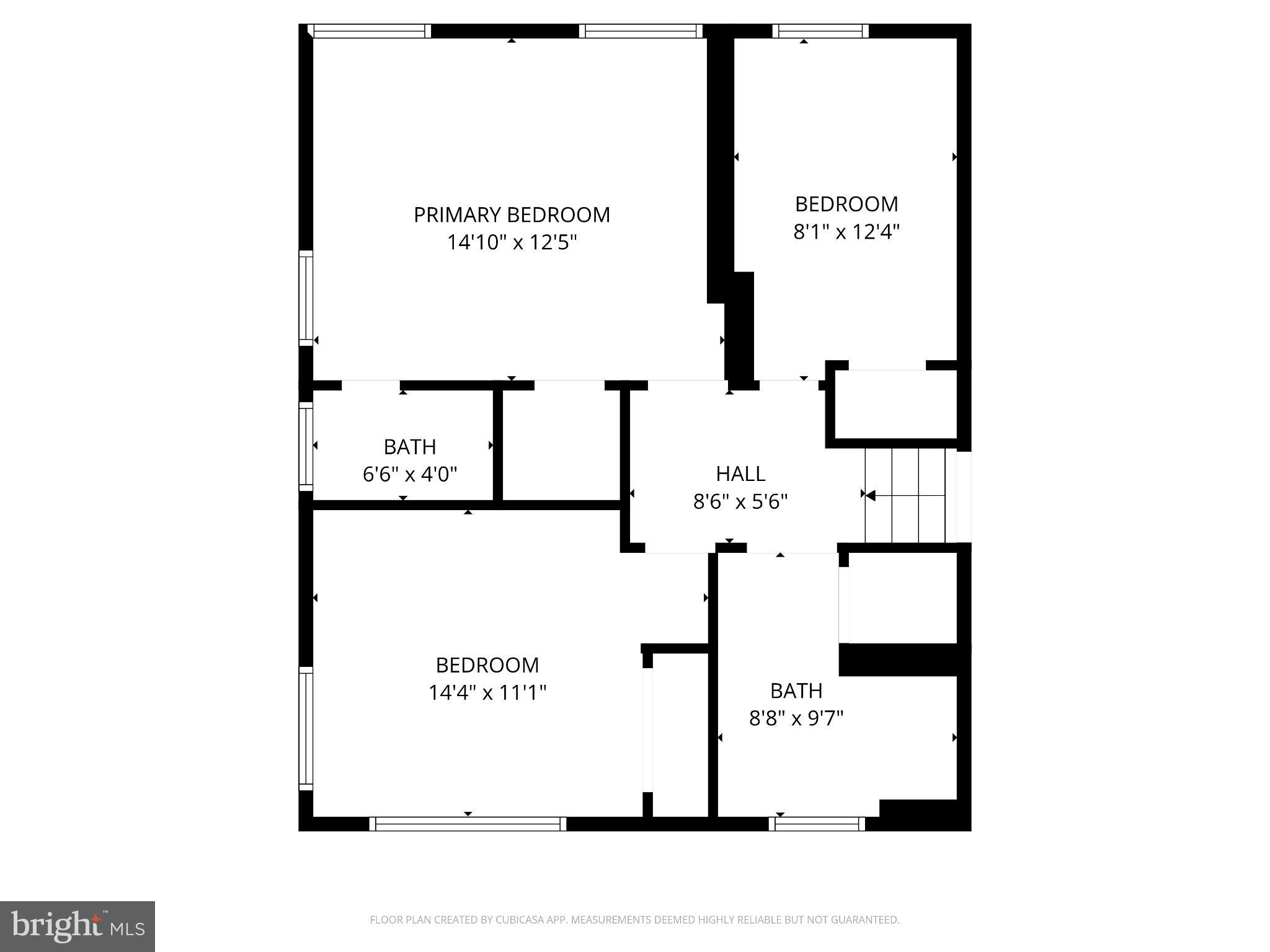 6600 Linco Avenue Baltimore, MD 21209 - Photo 21 of 21 Spacious floor plan with three bedrooms.