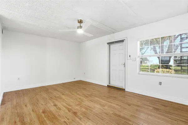 wooden floor in an empty room