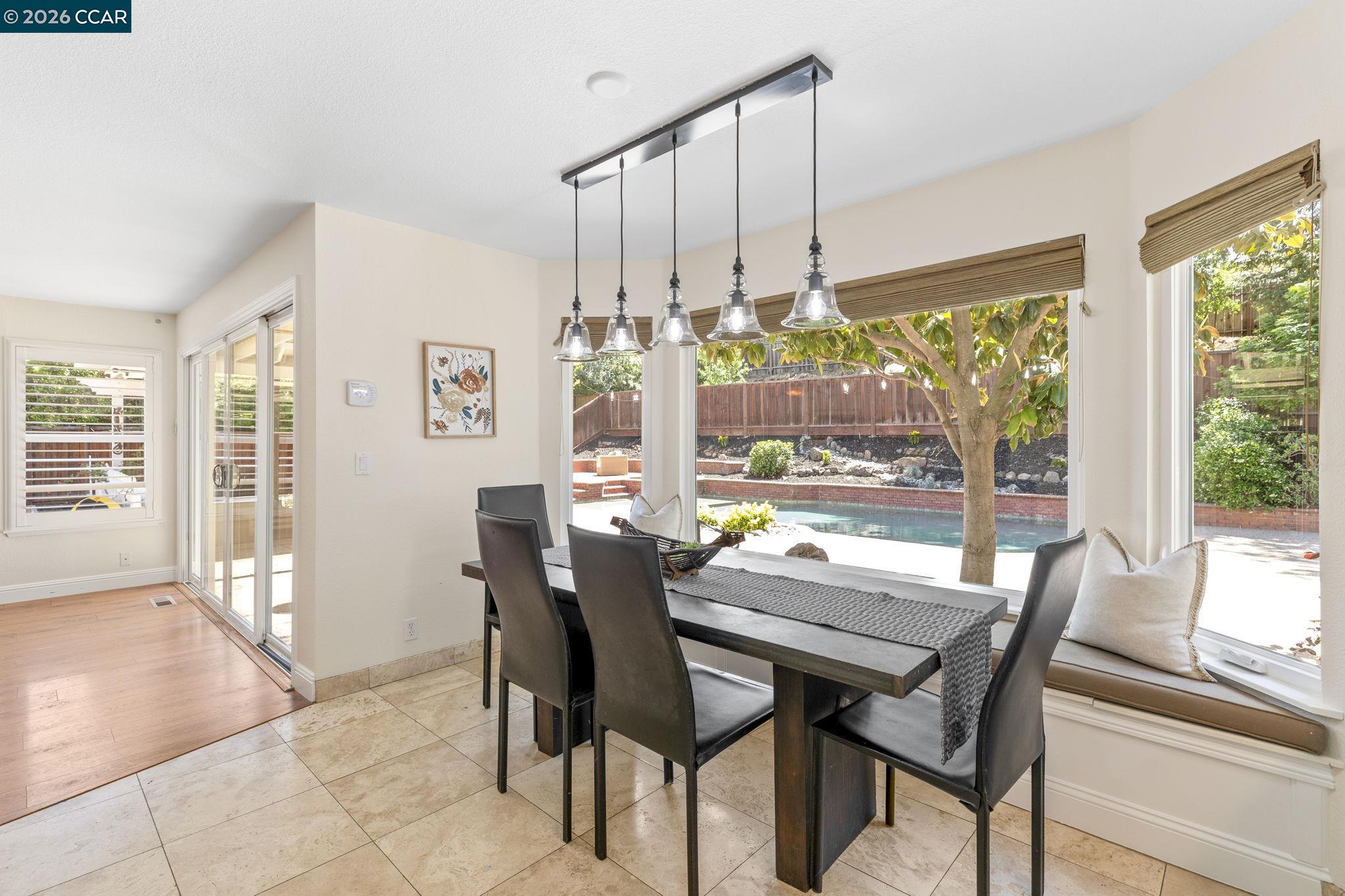 1267 Quiet Circle Concord, CA 94521 - Photo 26 of 72 a view of a dining room with furniture window and outside view