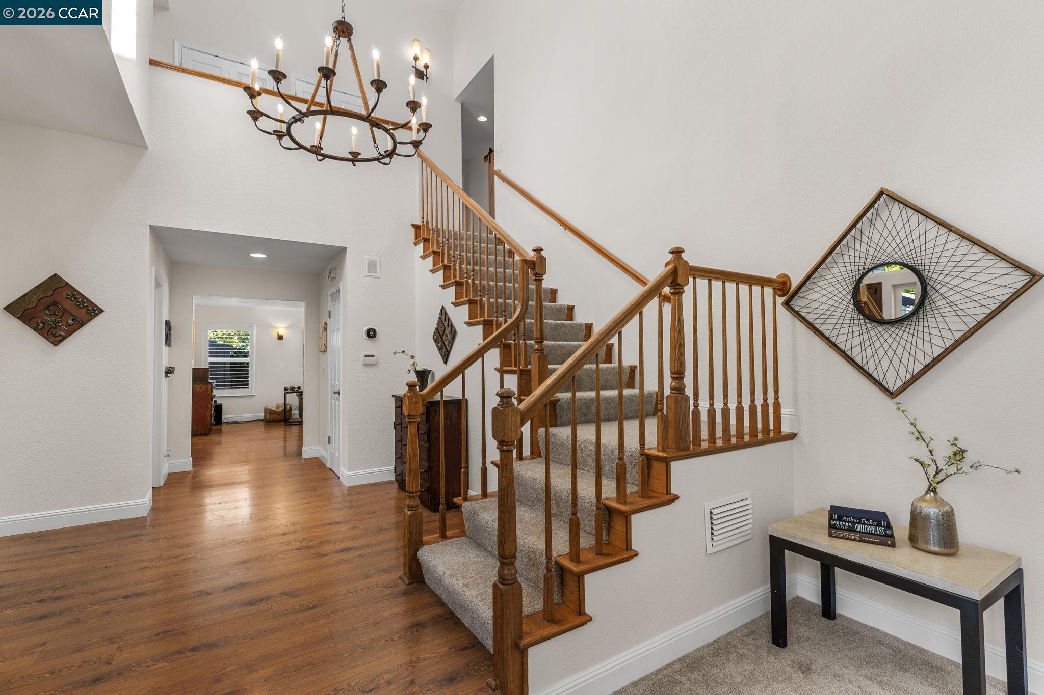 1267 Quiet Circle Concord, CA 94521 - Photo 5 of 72 a view of entryway and hall with wooden floor
