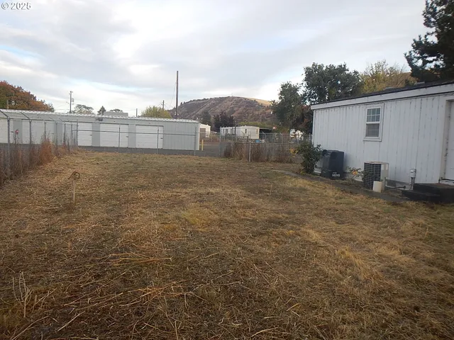 a view of empty room with tree