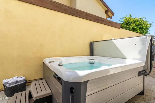 a view of a house with a outdoor space