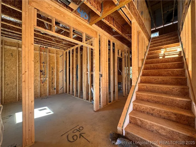 a view of entryway with stairs
