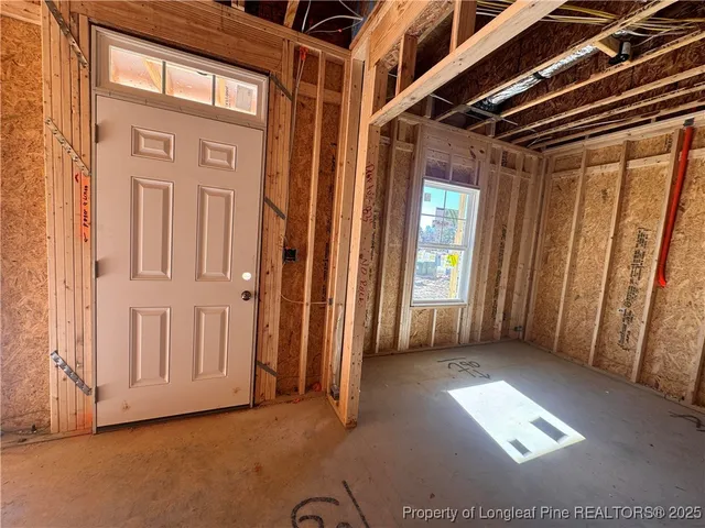 a view of entryway with stairs