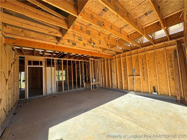 a view of a room with balcony
