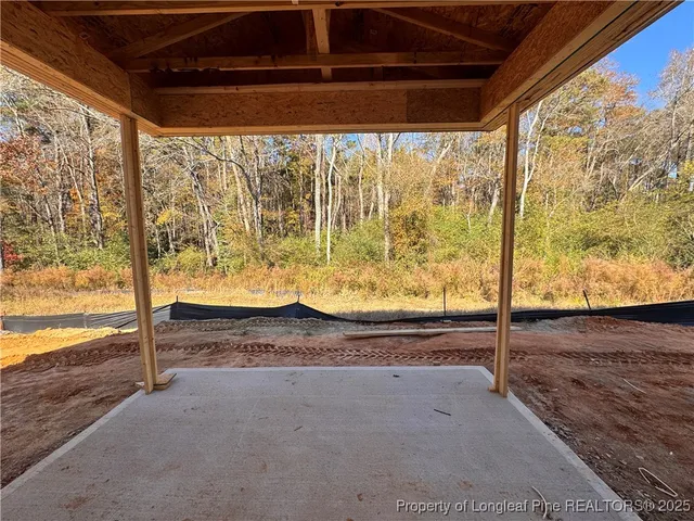a view of yard from window