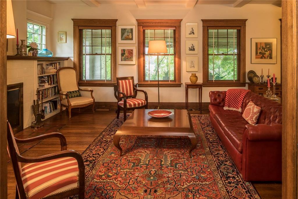 14 Terrace Road Rosslyn Farms, PA 15106 - Photo 4 of 20 Lovely woodwork, wood fireplace...