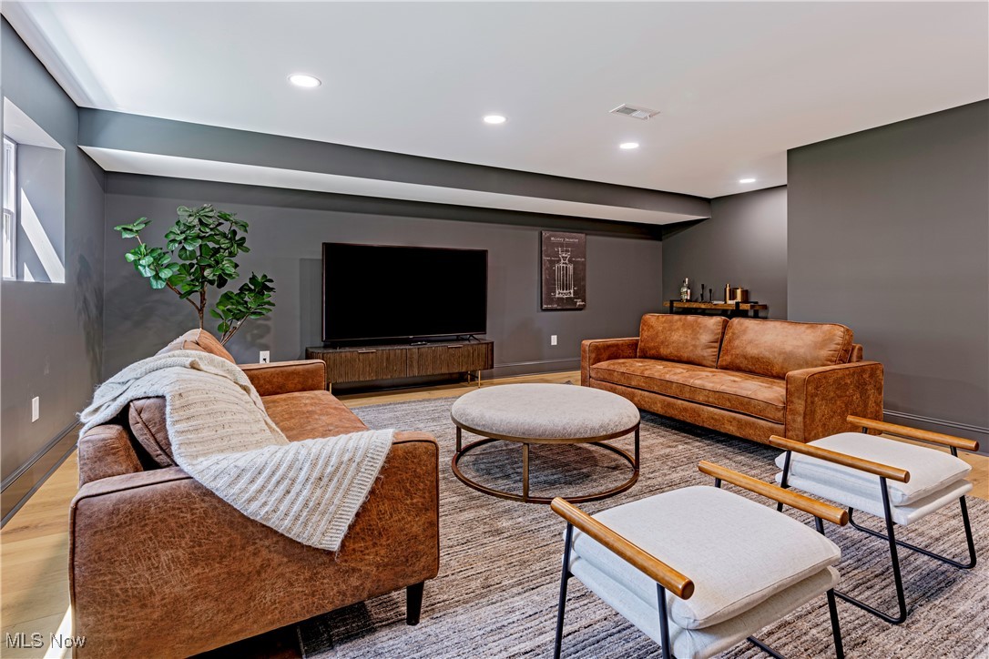 1572 Bell Road Chagrin Falls, OH 44022 - Photo 21 of 36 Living room with light wood-type flooring
