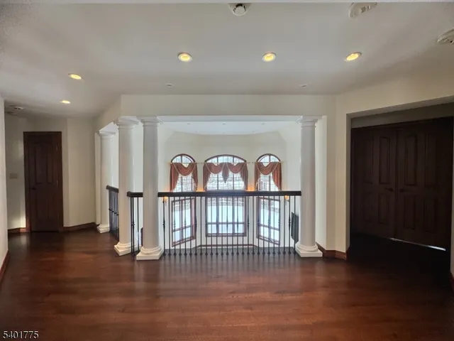 a view of livingroom with furniture and wooden floor