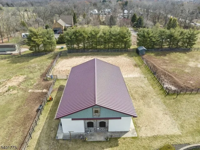 a aerial view of a house