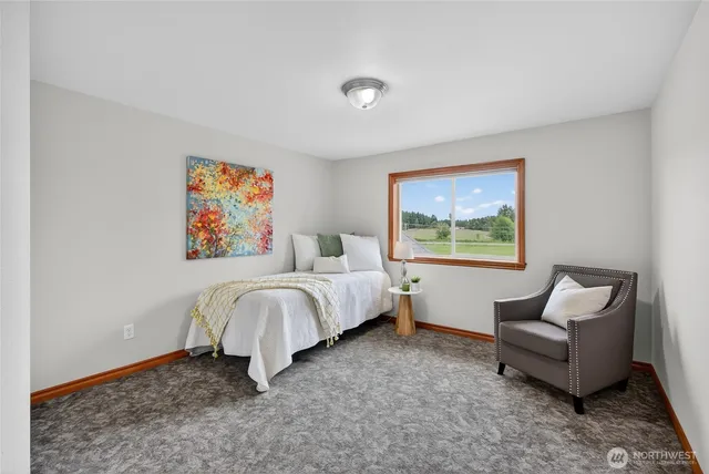 a view of a backyard with a garden