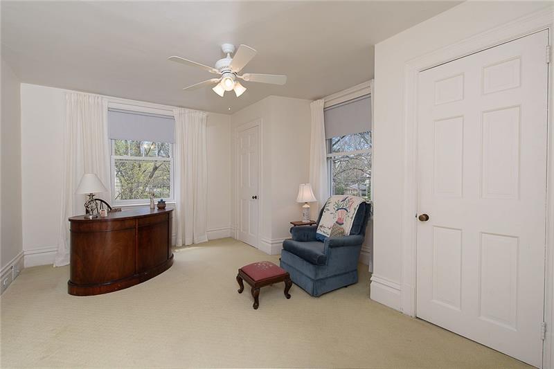 304 Quaker Road Sewickley, PA 15143 - Photo 13 of 25 Second bedroom on 2nd level is connected to the master and can be used as a dressing room, sitting room or office.