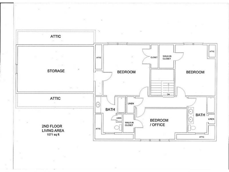 110 Longfellow Road Jamestown, RI 02835 - Photo 7 of 7 2nd Floor Plan.