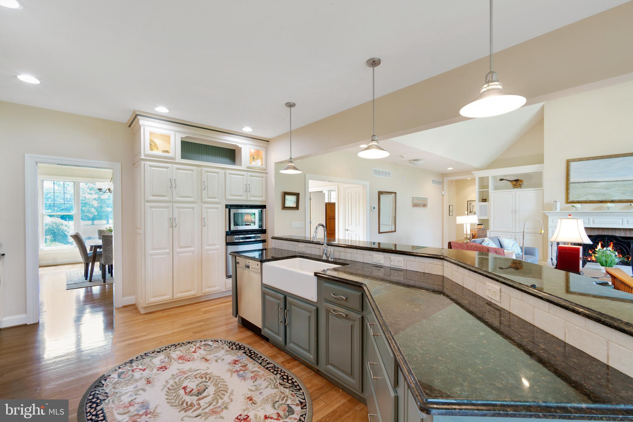 6945 Hagy Road Rock Hall, MD 21661 - Photo 15 of 32 Breakfast bar, farmhouse sink,