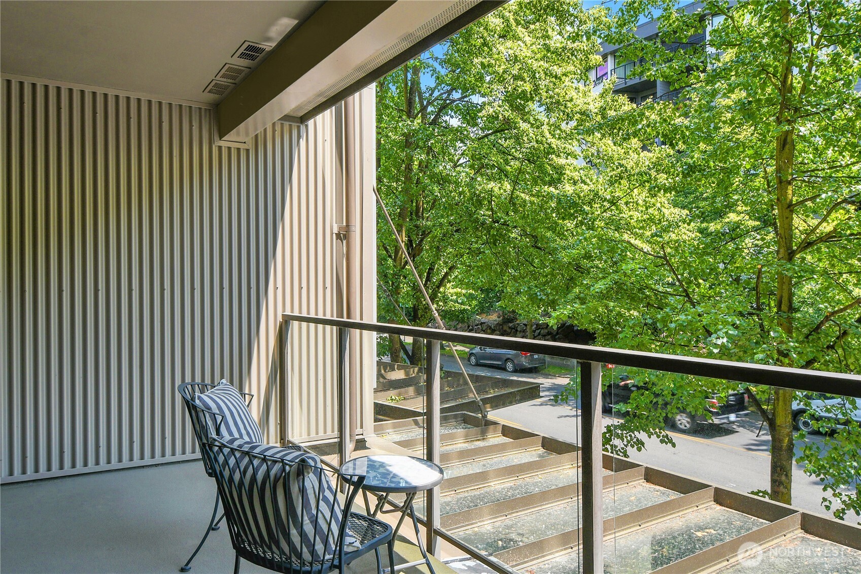 5001 California Avenue Southwest, Unit 212 Seattle, WA 98136 - Photo 15 of 18 a view of balcony with furniture