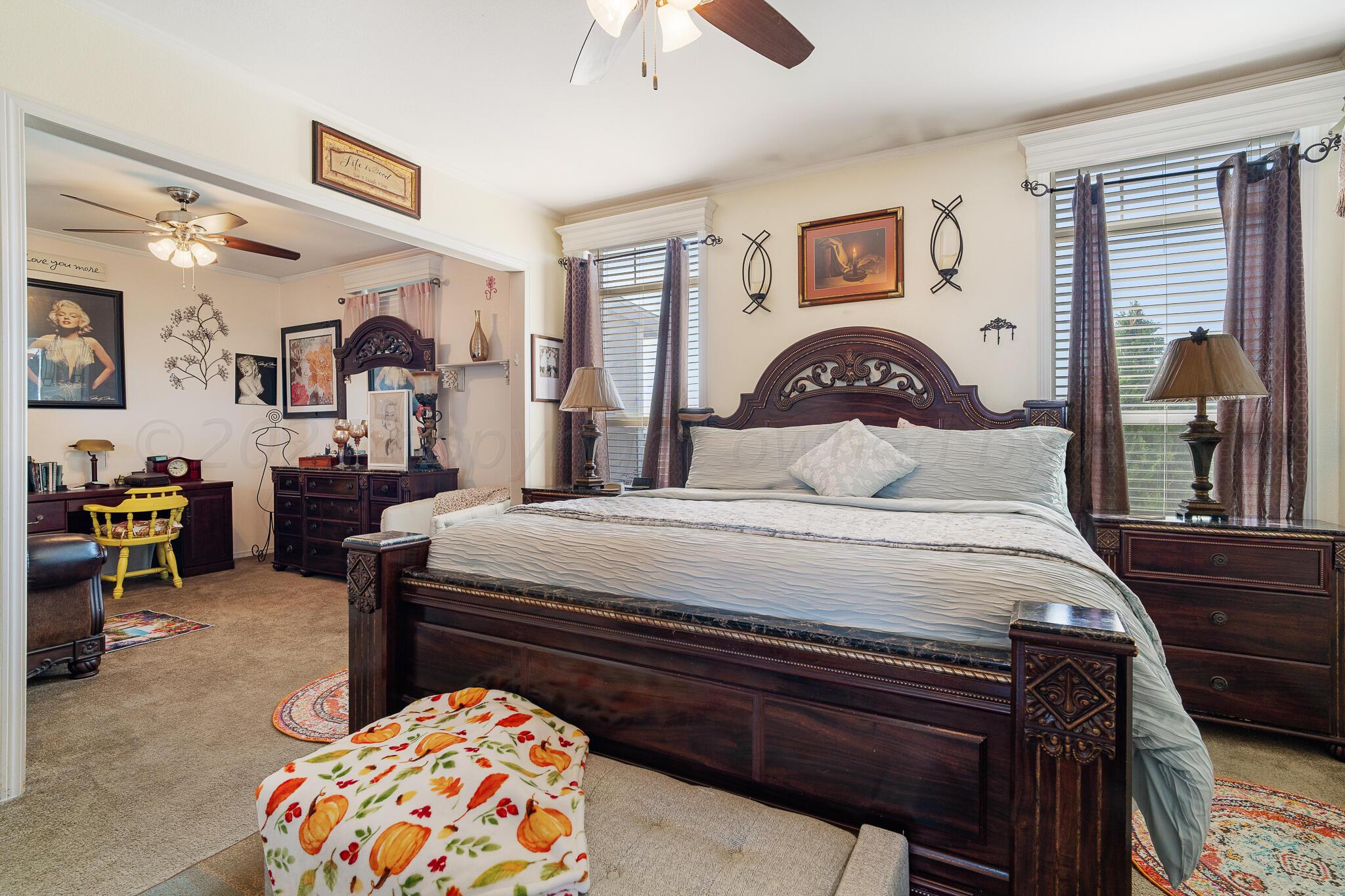 5601 Tranquility Road Amarillo, TX 79118 - Photo 8 of 20 Main Bedroom & extra space