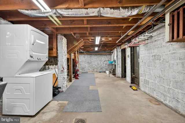 a view of storage and utility room