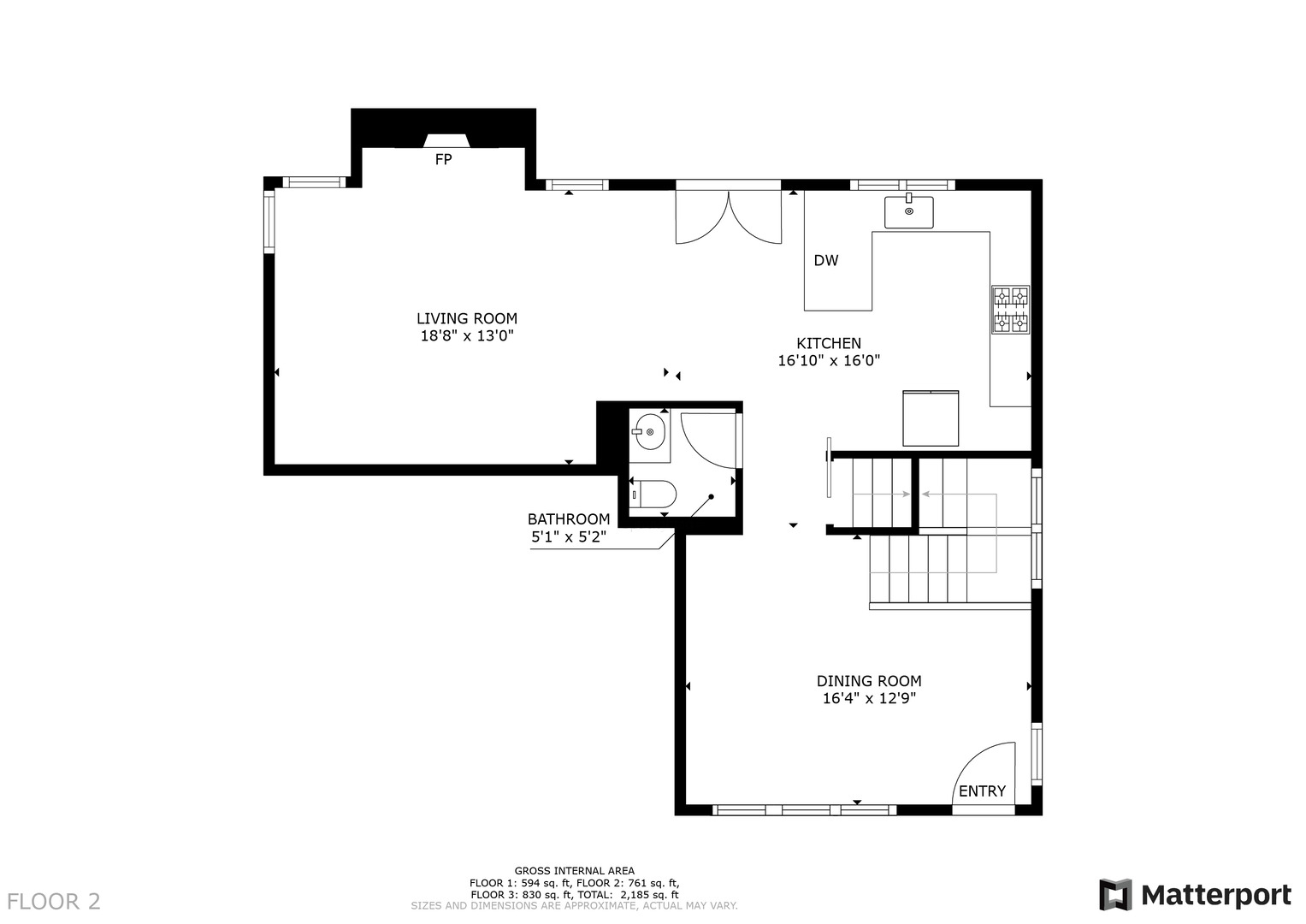 2207 Periwinkle Lane Naperville, IL 60540 - Photo 38 of 40 a picture of a wall with a white wall and a painting